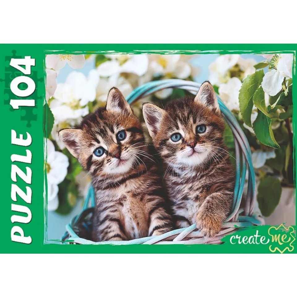 пазлы 104 Забавные котики 7716
