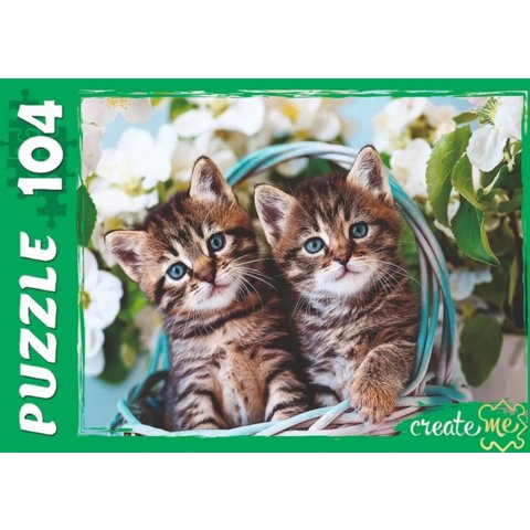 пазлы 104 Забавные котики 7716
