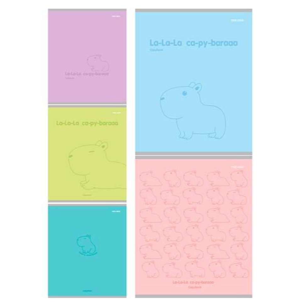 тетрадь 48л Капибара клетка 2309