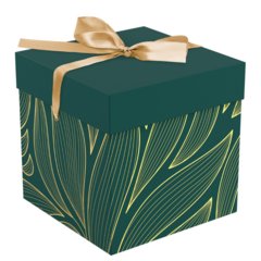 коробка Leaves складная 15х15х15см 62556 372552