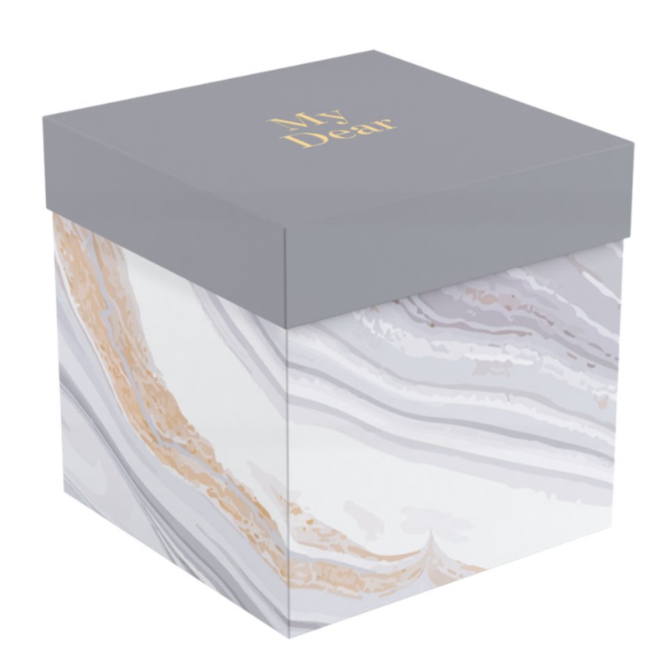 коробка Marble складная 15х15х15см 62569 372565 коробка Marble складная 15х15х15см 62569 372565