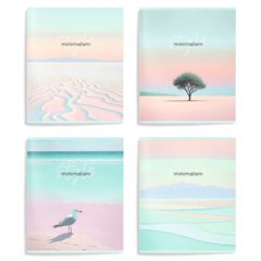 тетрадь 96 листов минимализм клетка тоск96-гмм 260169