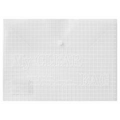 конверт на кнопке А4 0.16мм прозрачный clear dv-155839cl/flexfo-cbf02