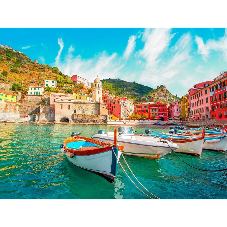 картина по номерам Итальянская ривьера 40х50см хк-6239