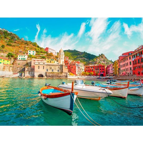 картина по номерам Итальянская ривьера 40х50см хк-6239