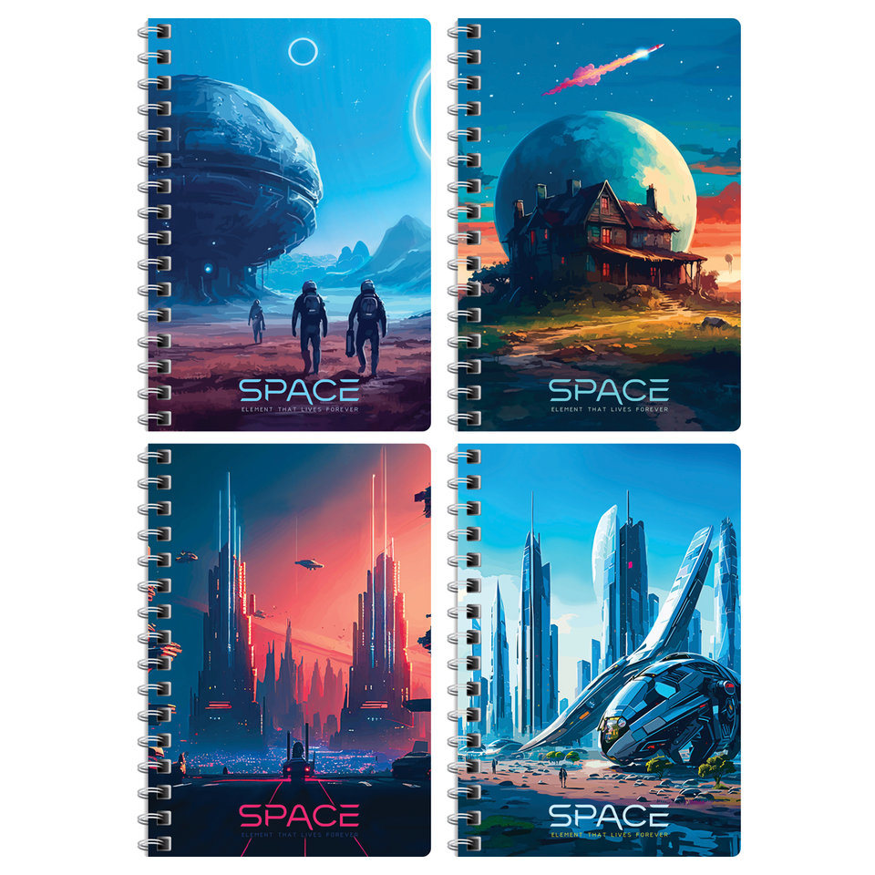 записная книжка А6 80л Future style гребень 12796 362331