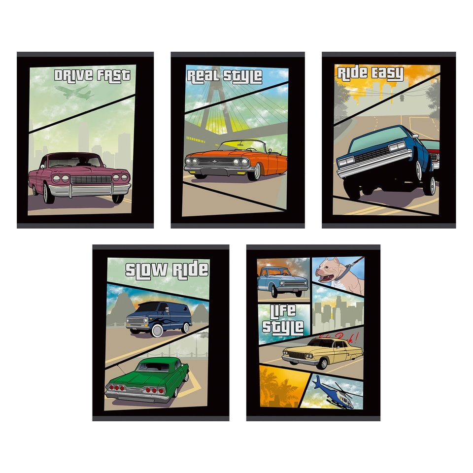 тетрадь 48л Уличные гонки клетка тк2л489154