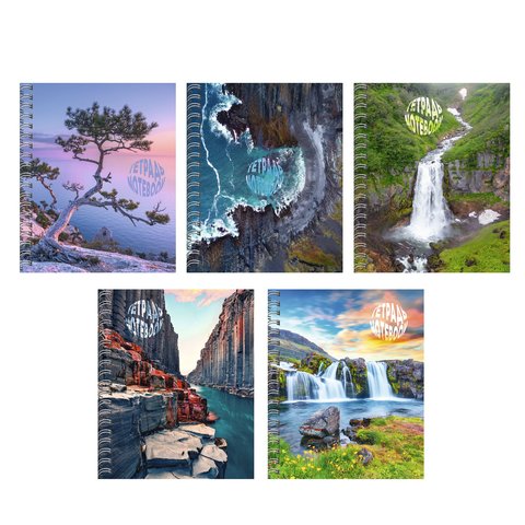 тетрадь 96 листов удивительная природа на гребне в клетку тс968815