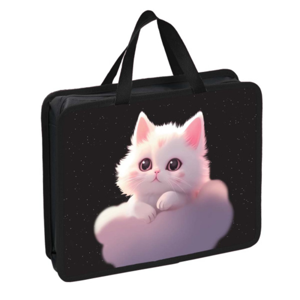 папка с ручками Dream cat пластик 250924
