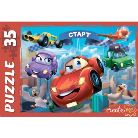 пазлы 35 макси Крутой вираж 3855