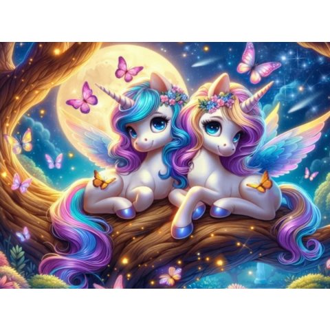 пазлы 260 Лунные единороги 1992