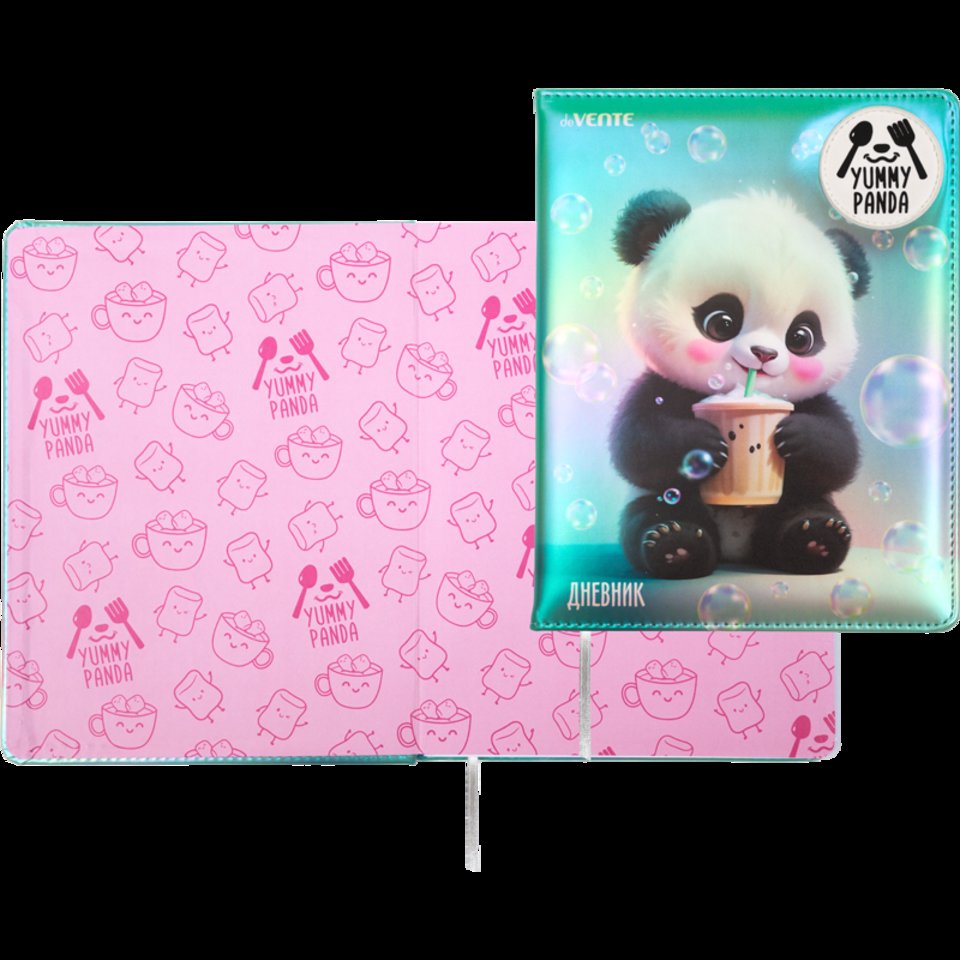дневник для 1-11 классов кожзам твердый переплет Yummy panda 2020534 дневник для 1-11 классов кожзам твердый переплет Yummy panda 2020534