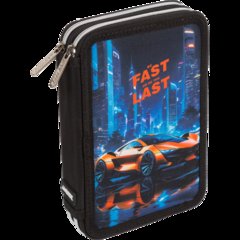 пенал для мальчика Fast or last 2 отделения 7012501