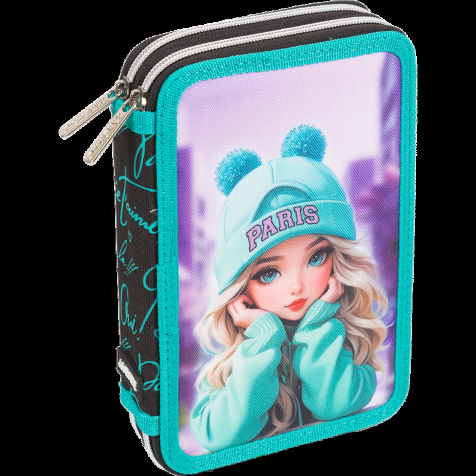 пенал для девочки Paris girl 2 отделения 7012504