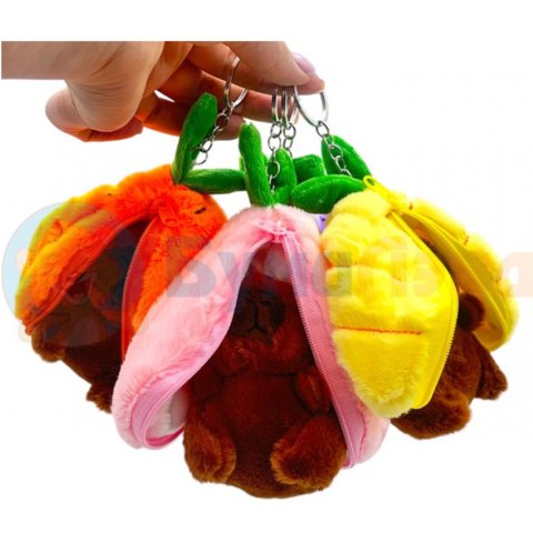 игрушка брелок капибара в клубнике 5725973