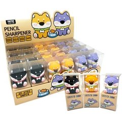 точилка пластиковая фигурная 1 отверстие dog zf3792/dj-86/dg-21