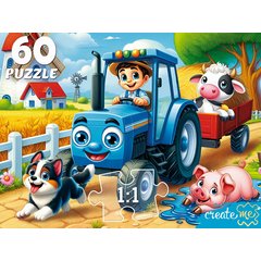 пазлы 60 Веселый трактор 4527