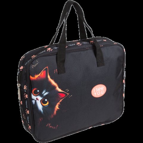 папка с ручками I see you текстиль 8056512