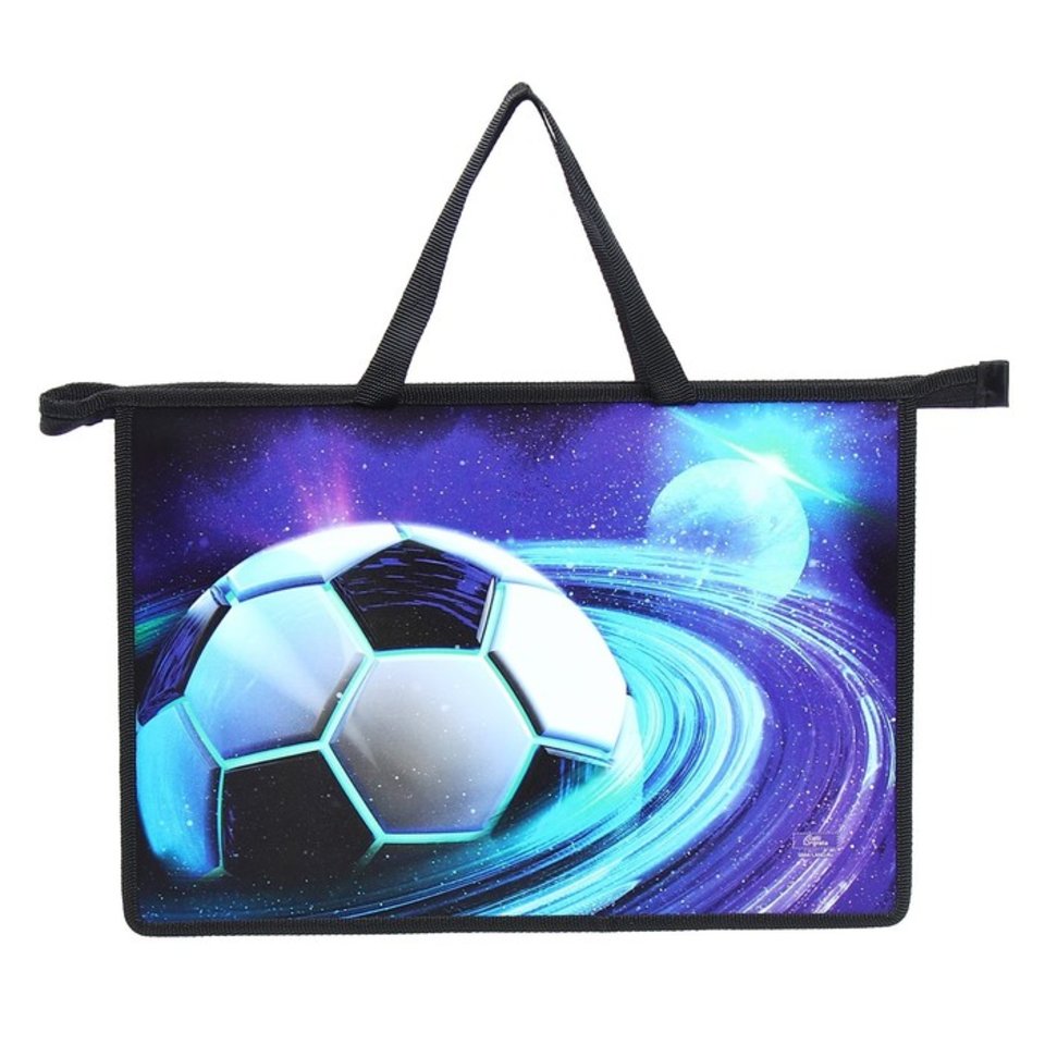 папка с ручками Футбол пластик 5512079