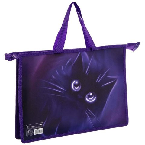 папка с ручками Котик пластик 5512082