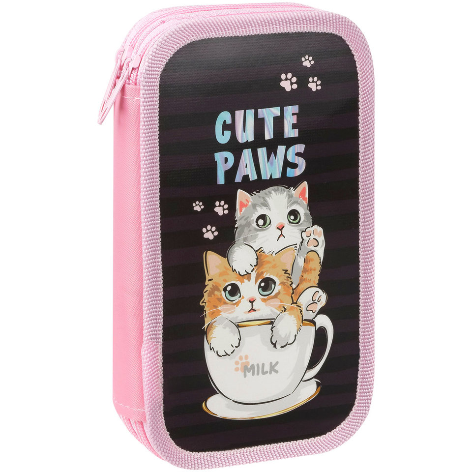 пенал cute paws 2 отделения 59965 368143 artspace