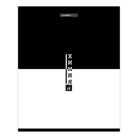 тетрадь предметная 48 листов Химия black&white 15693