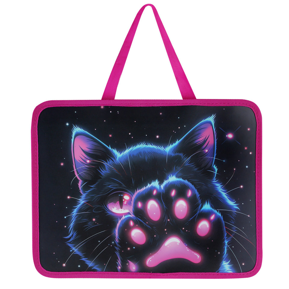 папка для тетрадей А4 с ручками Сosmo cat пластик 250929