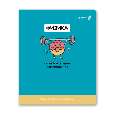 тетрадь предметная 48л Физика На задней парте 01306