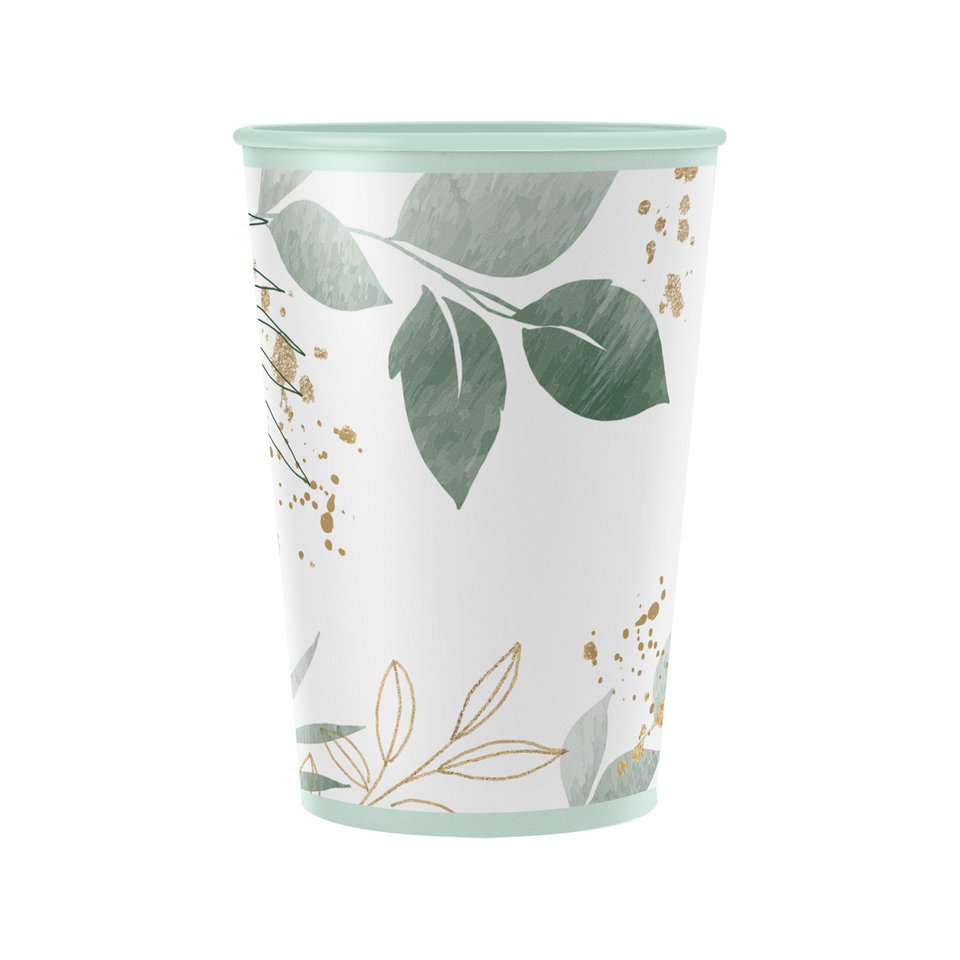 стаканы бумажные Floral 200мл 6шт. 57317 380813 meshu