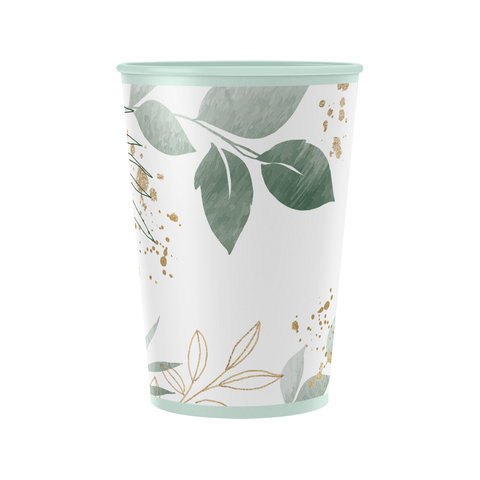 стаканы бумажные Floral 200мл 6шт. 57317 380813 meshu