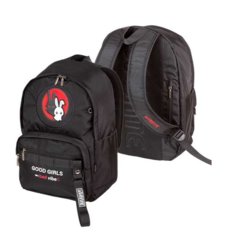 рюкзак для девочки Зайка черный 7032587 dv