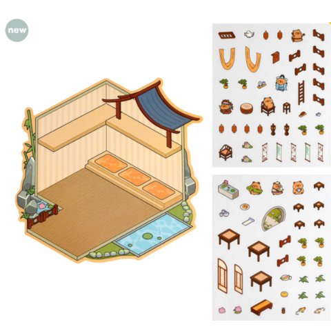 наклейки стикеры Капибара румбокс 71515 (ф+)