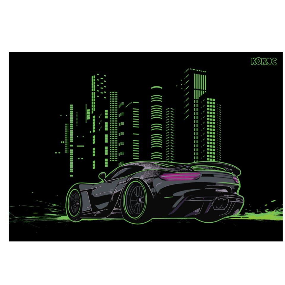 пленка для труда City car 50х70см 251030 пленка для труда City car 50х70см 251030