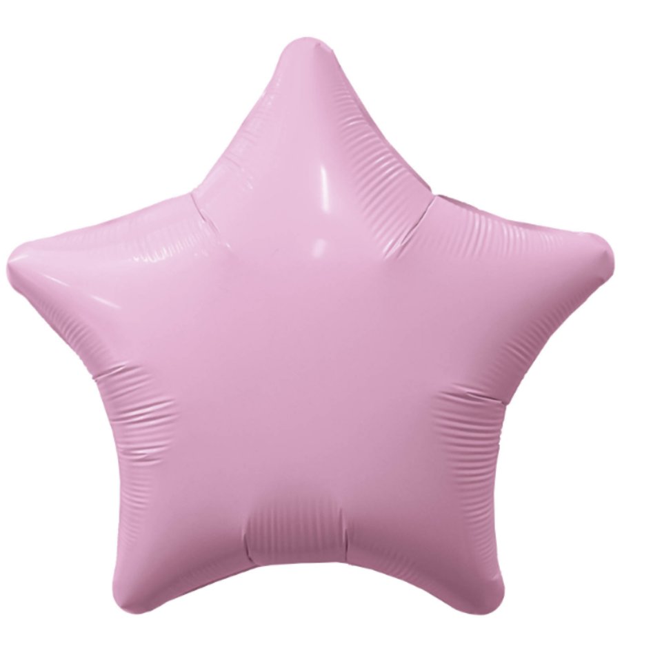 шар фольгированный звезда фламинго сатин 48см 221301 (сф)