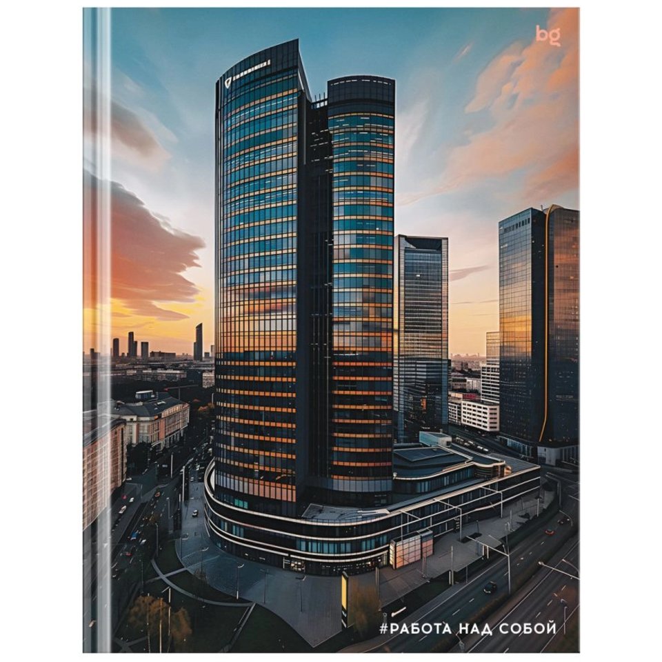 книга для записи А5 80л Офисные здания 64106 375907