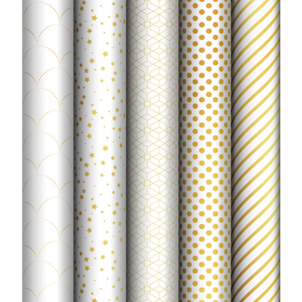 бумага Pattern on white 70х100см 53492 358120 meshu