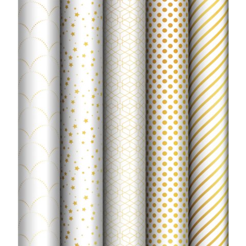 бумага Pattern on white 70х100см 53492 358120 meshu