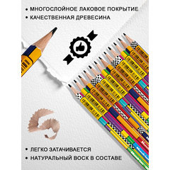 карандаш простой acmeliae Mondrian ластик hb p-6501
