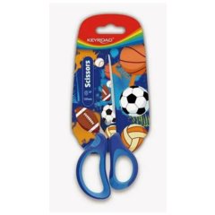 ножницы 15.5см детские цветные лезвия Футбол kr971675