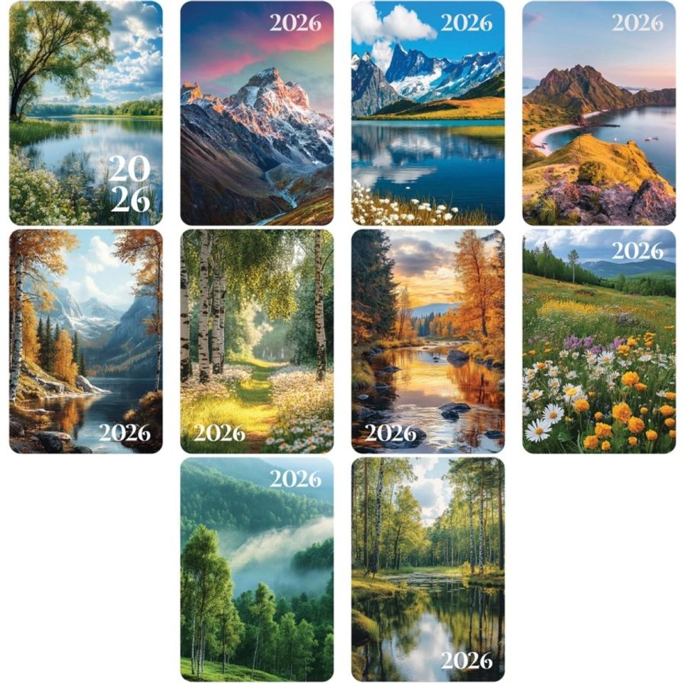 календарь карманный Природа 280636 2026г