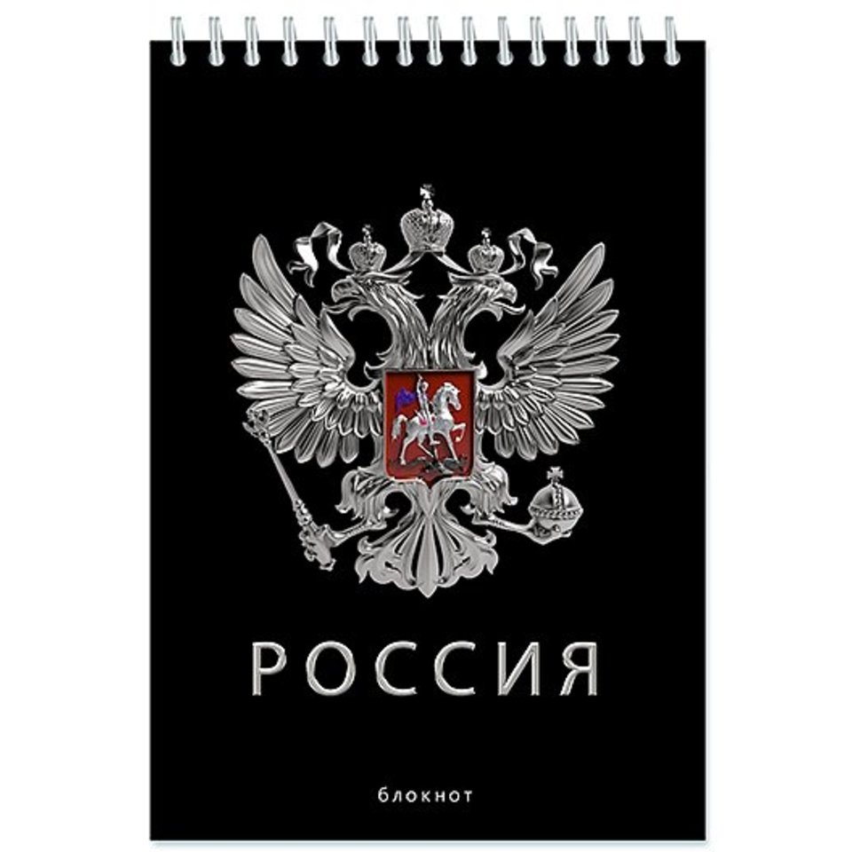 блокнот А5 48 листов Россия на гребне с0028-167