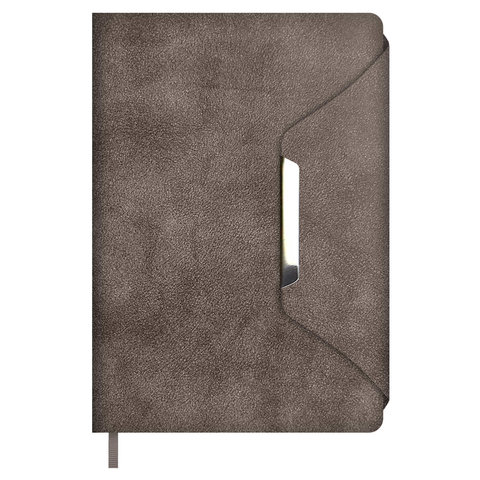 ежедневник А5 недатированный Делавэ коричневый 70609
