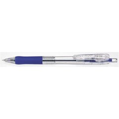 ручка шариковая ZEBRA автоматическая TAPLI CLIP 0.5 мм мягкие чернила синяя
