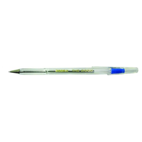 ручка шариковая ZEBRA N5200 metal синяя мягкие чернила