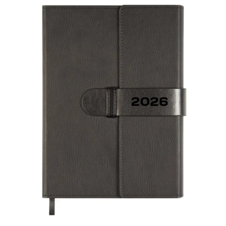 ежедневник А5 датированный твердая обложка Tudor черный 2026г 2232630