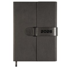 ежедневник А5 датированный твердая обложка Tudor черный 2026г 2232630