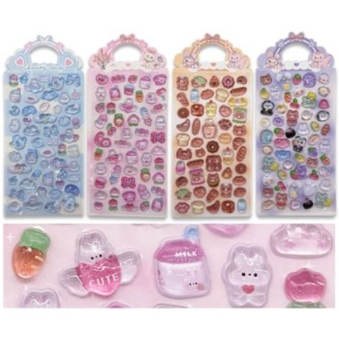 наклейки объемные Котики dl-468