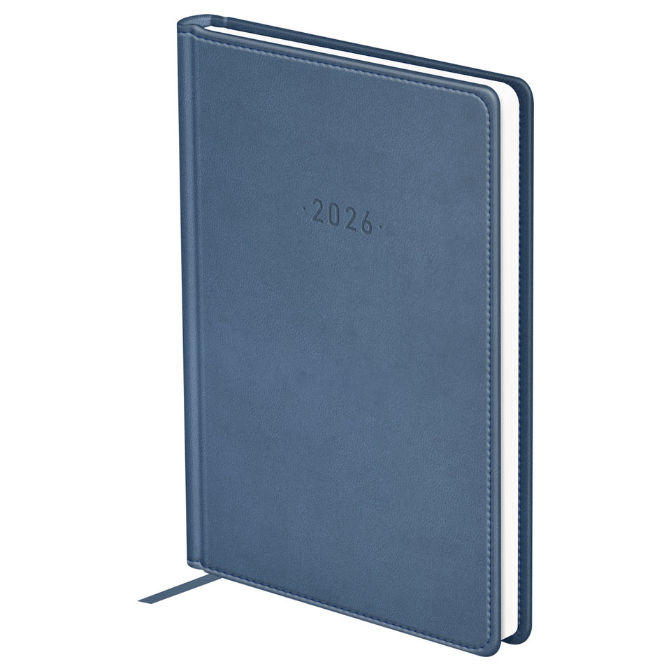 ежедневник А6 датированный Winner серый 09355 380087 2026г