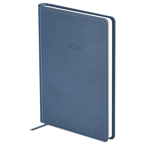 ежедневник А6 датированный Winner серый 09355 380087 2026г