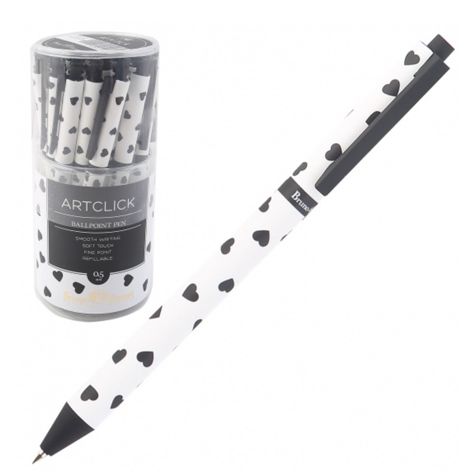 ручка шариковая Сердечки автоматическая 20-0281/18